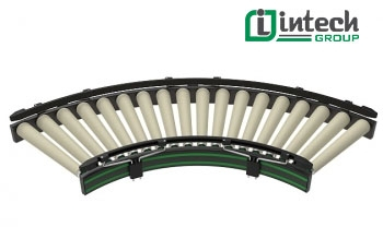 curved roller conveyor